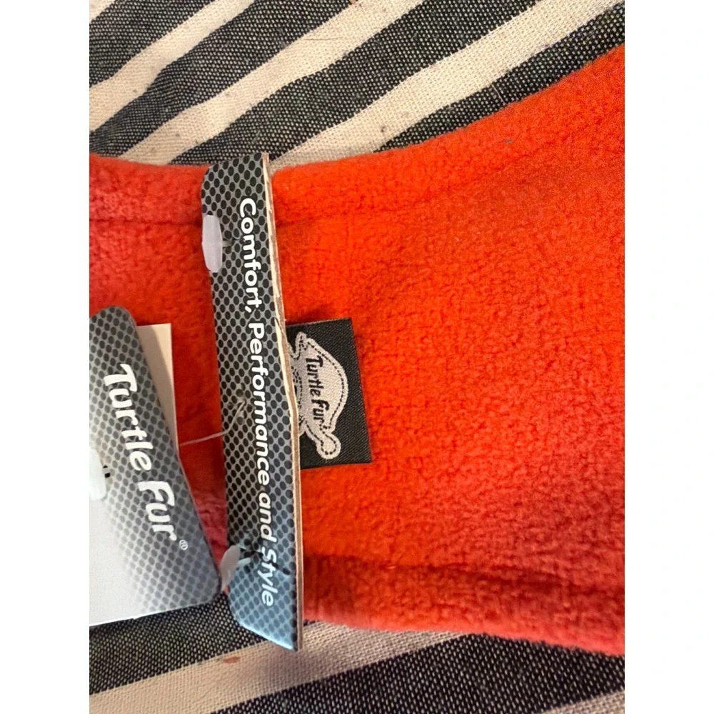Turtle‎ Fur Chelonia 150 Fleece Bang Band Headband Orange Lava UPF 50+ New